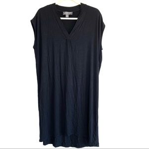 Coercion London Black Cap Sleeve Shift Dress